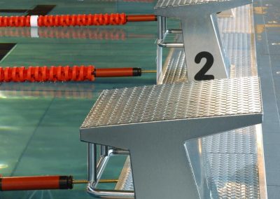équipements de piscine : plots de départ piscine